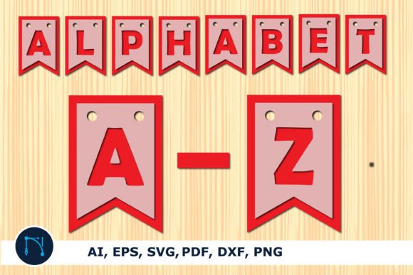 3D SVG Shapes Review: Alphabet Banner Bundle