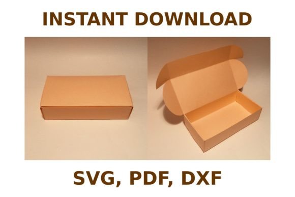 Cake Box Template: 3D SVG Freebies for Packaging