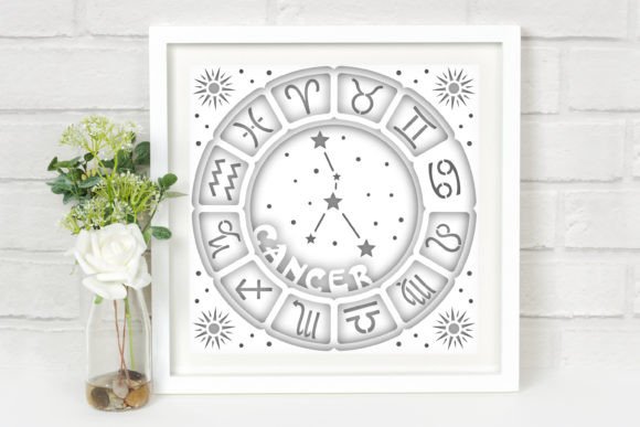 Cancer Shadow Box Svg: 3D SVG for Shadow Boxes