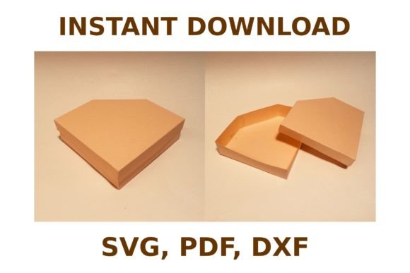 Gem Box Template: 3D SVG Shapes for Branding