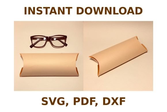 Glasses Case Template: 3D SVG for Gift Boxes