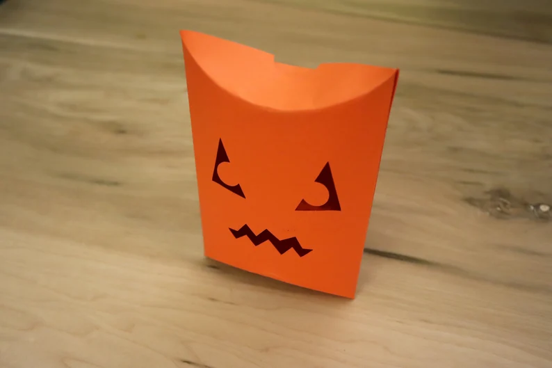 Halloween Pillow Box Pumpkin: A 3D SVG Review