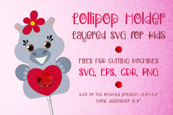 Hippopotamus Valentine Lollipop Holder S Review