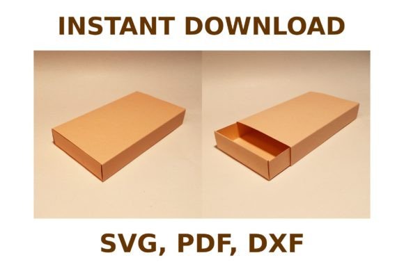 Matchbox Template: 3D SVG Shapes for Crafters