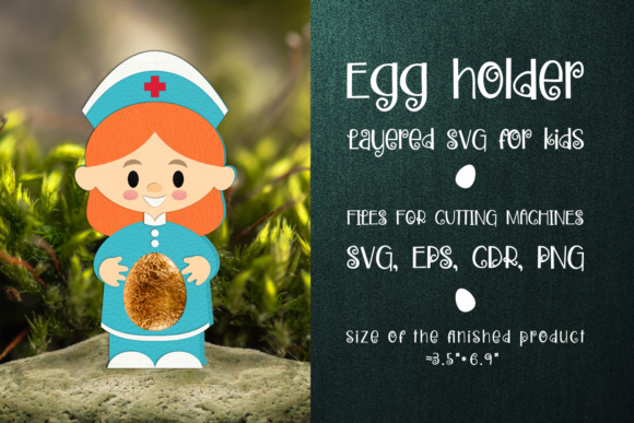 Nurse Chocolate Egg Holder 3D SVG Shapes Review
