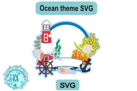 Ocean Sea Theme 3D SVG Shapes Review