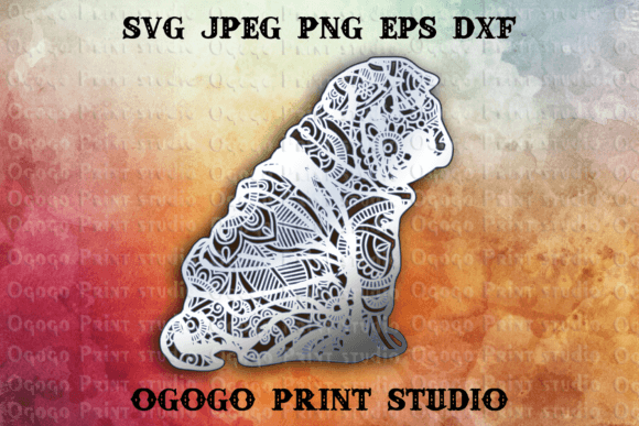 Shar Pei 3D SVG: Editorial Asset for Other Niches
